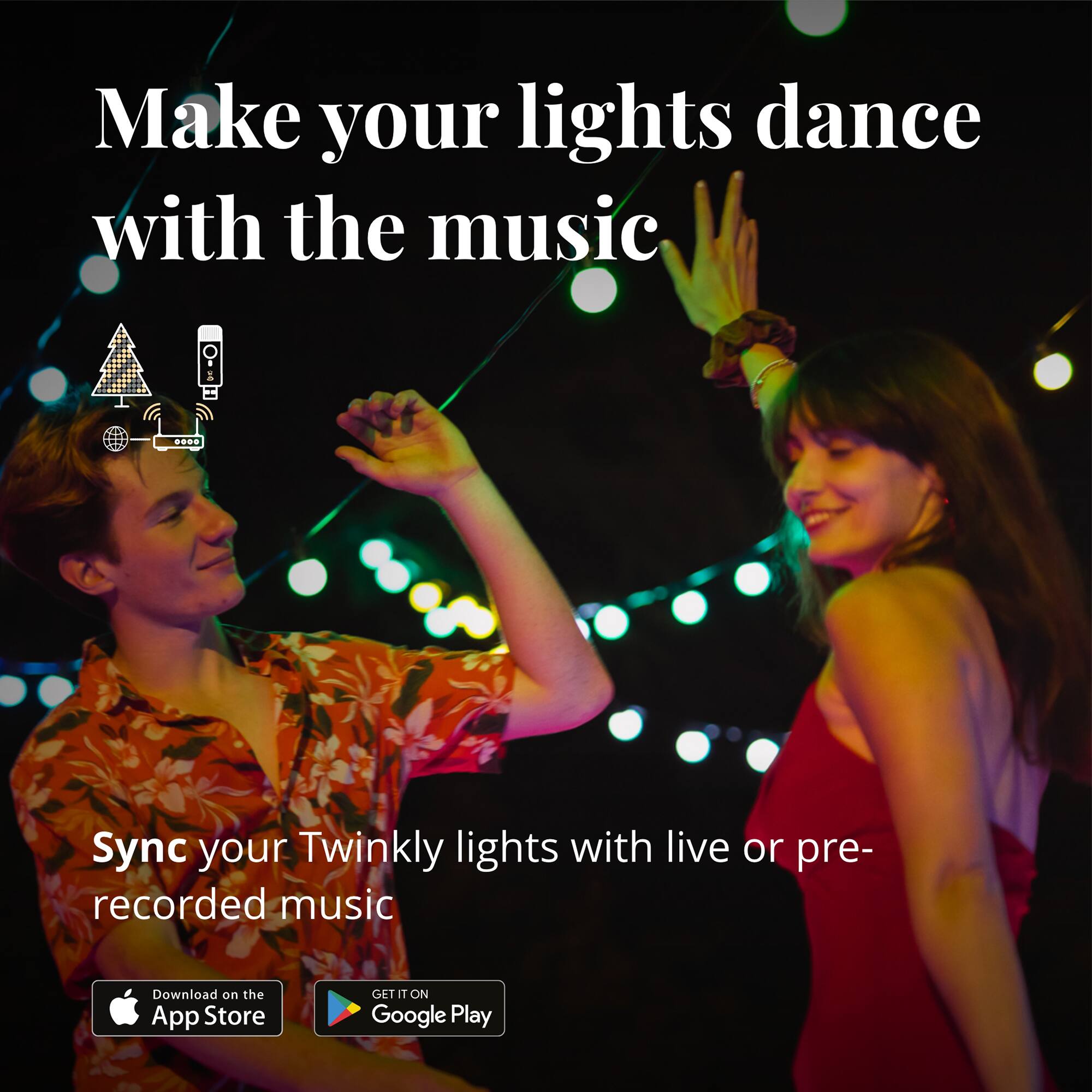 Twinkly™ Gen II Smart Music USB Dongle